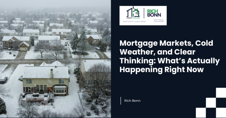 Mortgage Markets, Cold Weather, and Clear Thinking: What’s Actually Happening Right Now