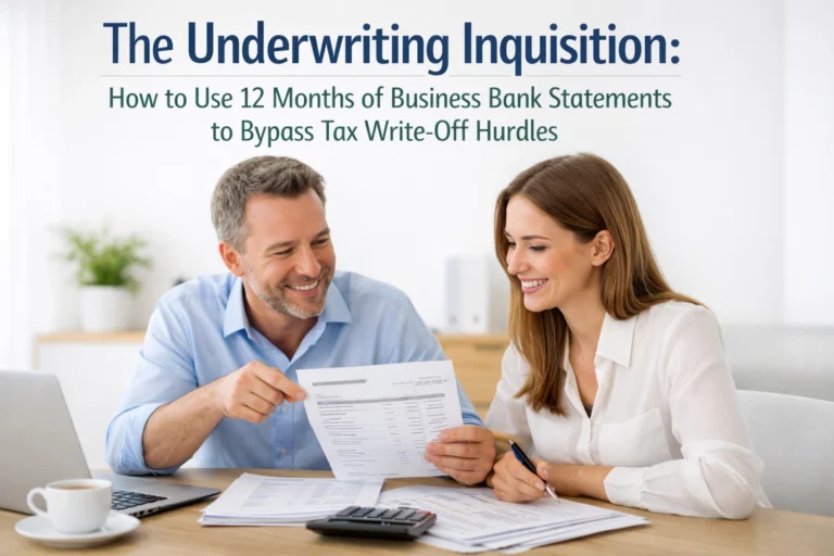 The Underwriting Inquisition: How to Use 12 Months of Business Bank Statements to Bypass Tax Write-Off Hurdles