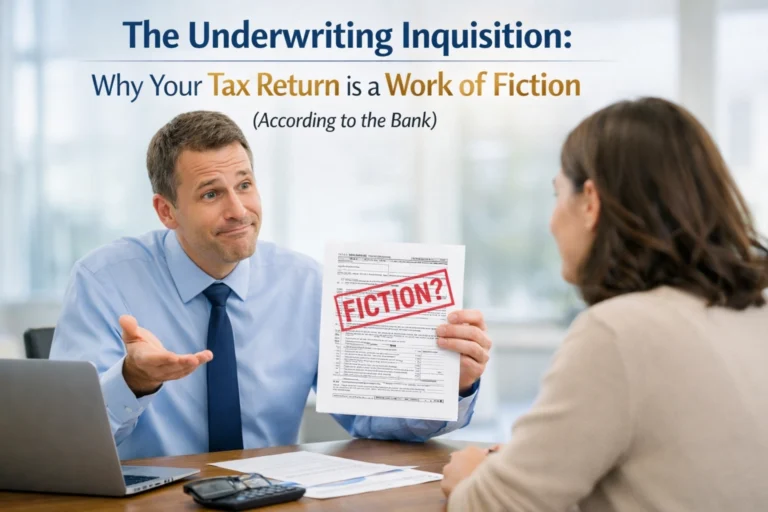 The Underwriting Inquisition: Why Your Tax Return is a Work of Fiction (According to the Bank)